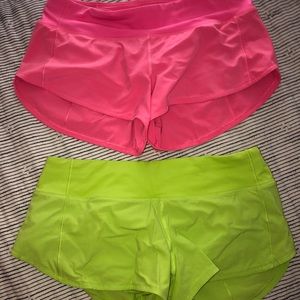 2 pairs of Lululemon shorts